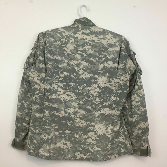 (D4) US Army ACU Digital Camo Uniform Military Shirt Size M Long Jacket Hunting - Picture 4 of 6